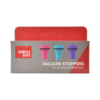 Vacu Vin Vacuum wine stoppers 3 items