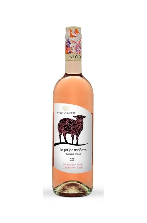 Μαύρο Πρόβατο Nico Lazaridi Ροζέ ξηρό κρασί 2022 750ml
