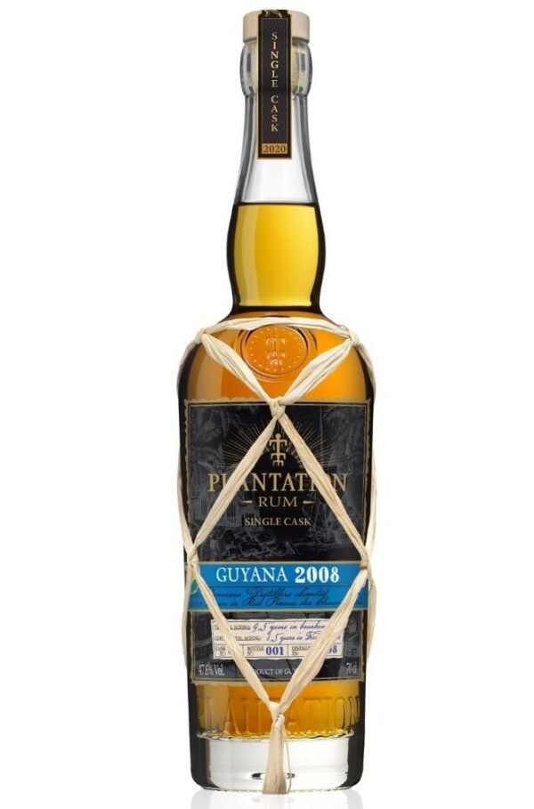 Plantation Rum Single Cask Guyana 2008 Port Mourant Pot Still 47.6% 700ml