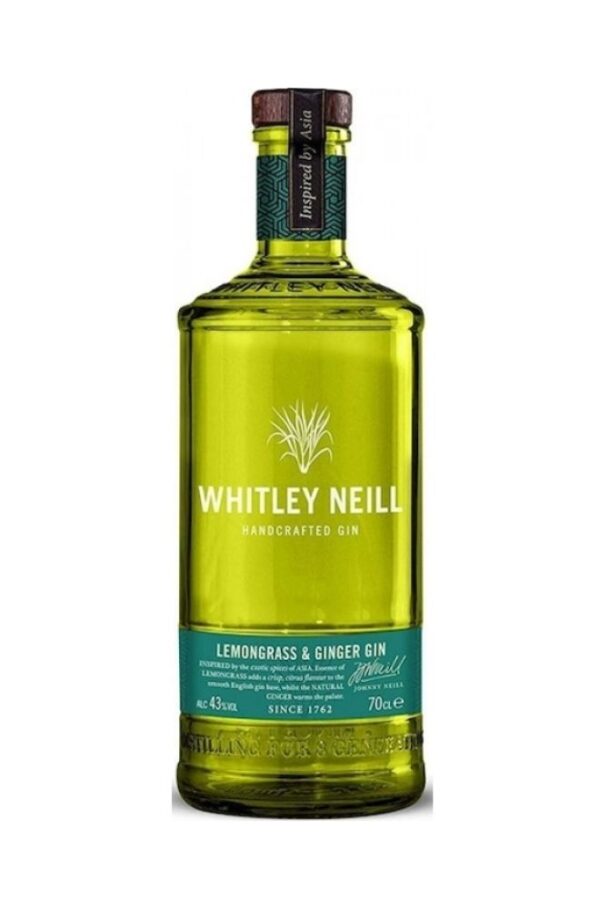 Whitley Neill Lemongrass and Ginger Gin 700ml