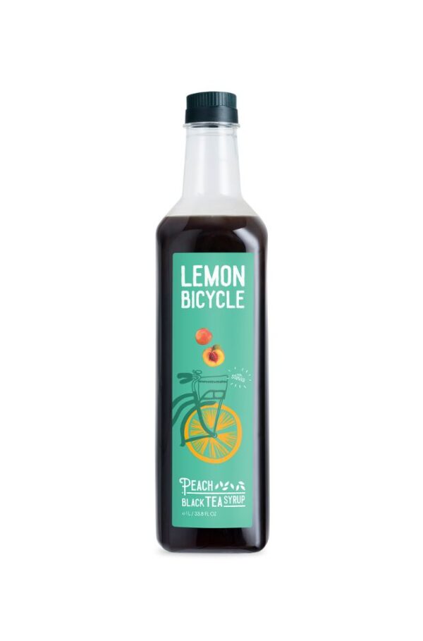 Κρύο Τσάι Lemon Bicycle Black Tea Peach 0% ζάχαρη με stevia 1lt