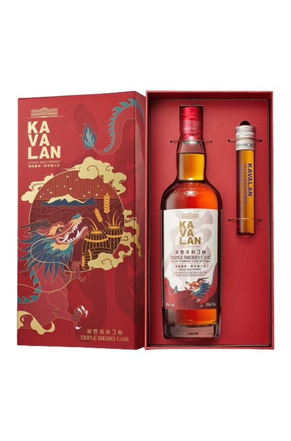 Kavalan Triple Sherry Cask 2024 Dragon Gift Box 750ml Kavalan Triple Sherry Cask 2024 Dragon Gift Box 750ml