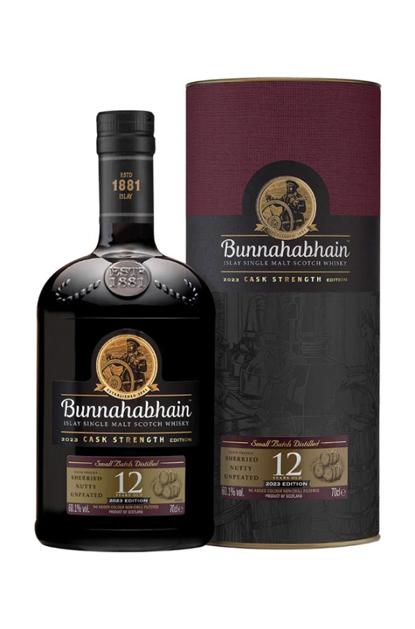 Bunnahabhain 12 years Cask Strength whisky 700ml