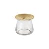 KINTO Luna Vase clear 80x70mm KINTO Luna Vase clear 80x70mm