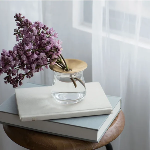 KINTO Luna Vase clear 80x70mm KINTO Luna Vase clear 80x70mm