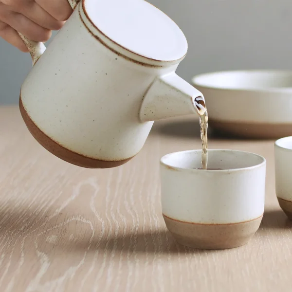 KINTO CLK-151 Teapot 500ml White Ceramic lab