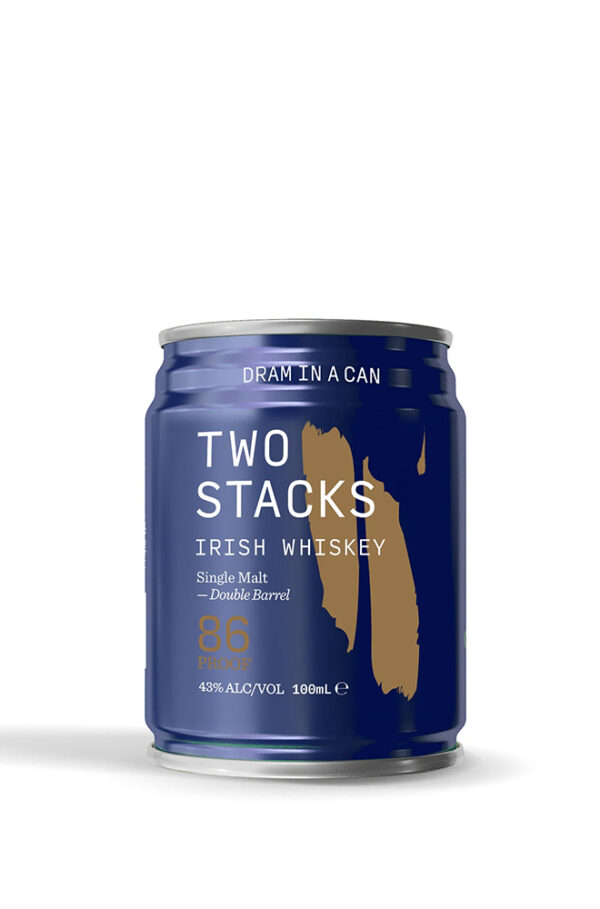 Two Stacks Single malt Blue whiskey 100ml | Dram in a Can