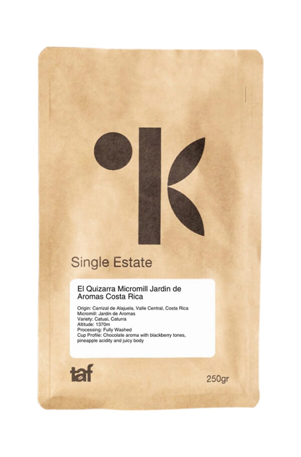 El Quizarra Micrοmill Jardin de Aromas Costa Rica | Cafe Taf Single Estate 250g
