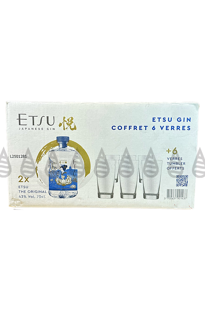 Etsu Japanese Gin Gift Set Coffret 700ml