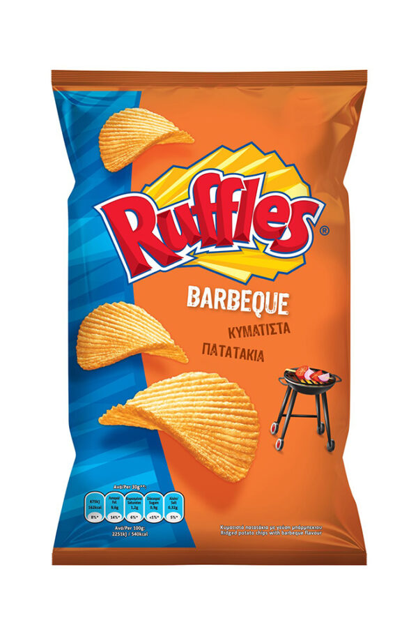 Πατατάκι Ruffles Barbeque 400g Πατατάκι Ruffles Barbeque 400g