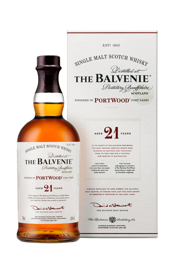 The Balvenie 21 Years Portwood Whisky 700ml