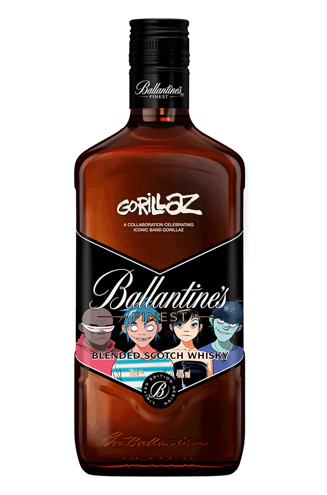 Ballantines x Gorillaz Finest Blended Whisky 700ml