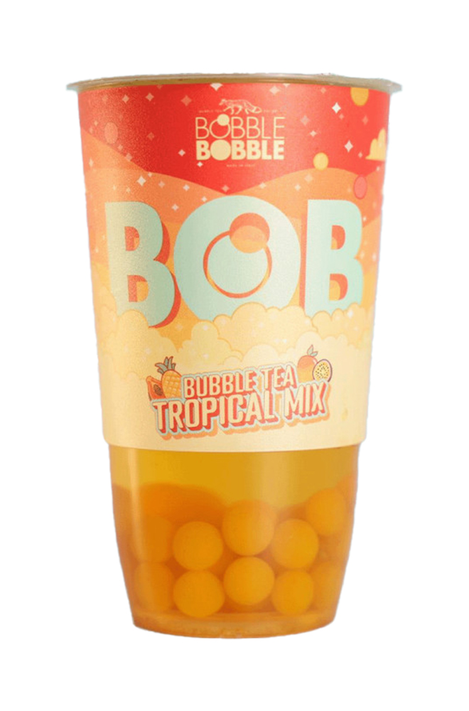 Bubble Tea Tropical Mix 360ml | 6 τεμάχια | Bobble Bobble