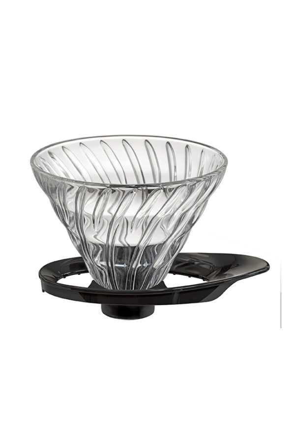 Hario Glass Coffee Dripper V60 02 | Black