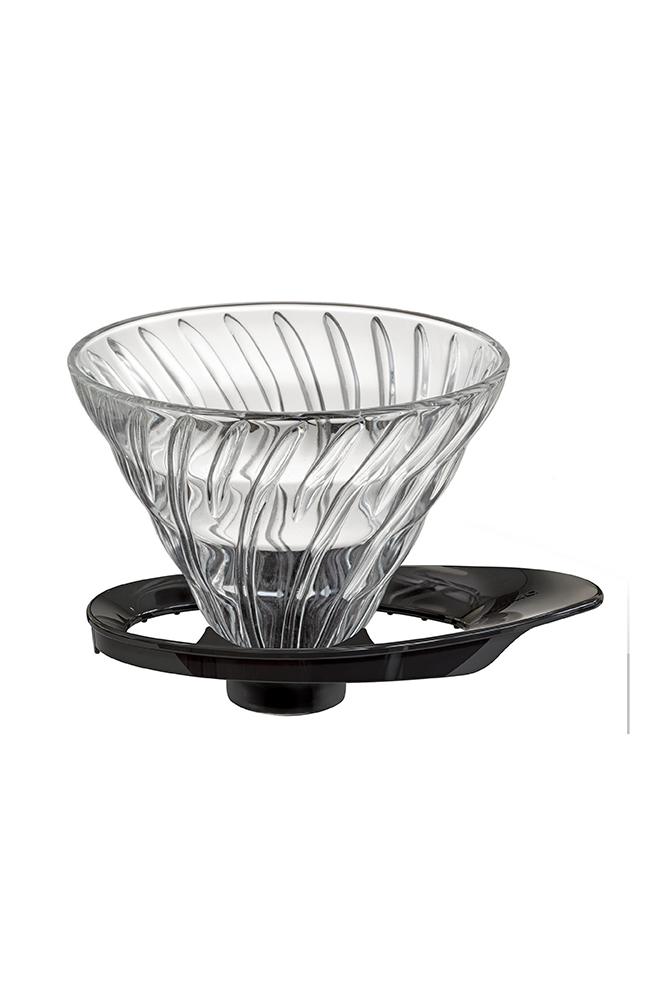 Hario Glass Coffee Dripper V60 02 | Black