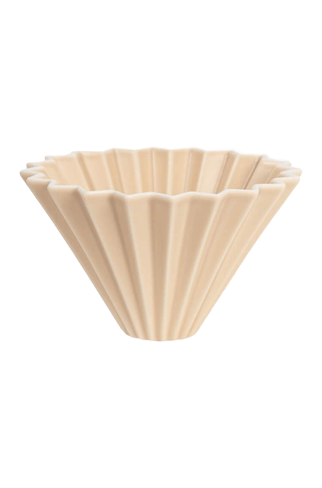 ORIGAMI Dripper 4cups | Κεραμικό Μπεζ ματ