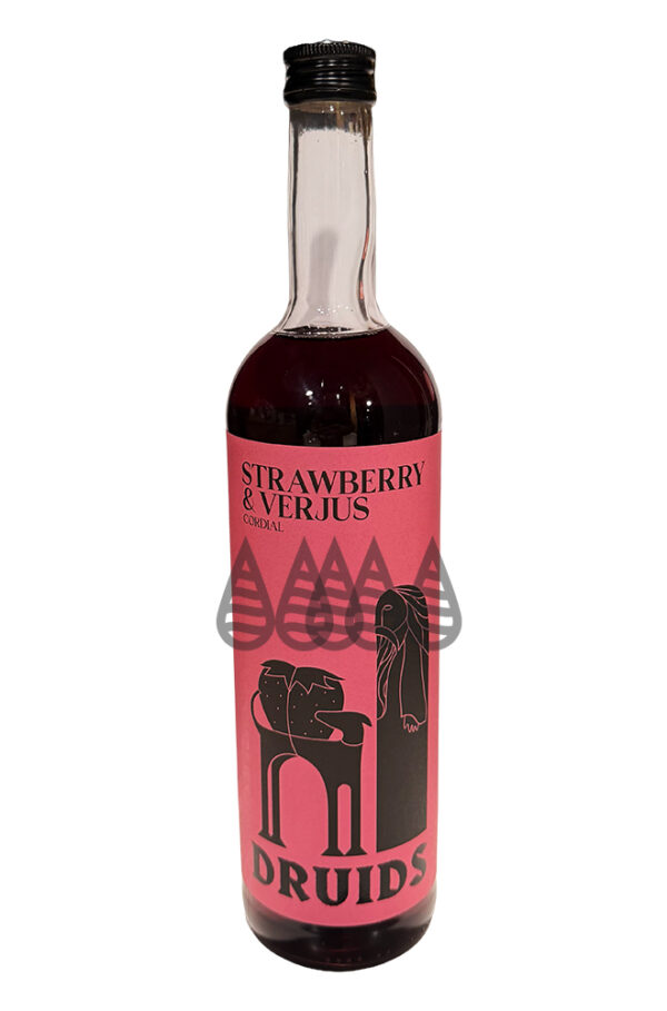 DRUIDS Strawberry & Verjus Cordial 700ml DRUIDS Strawberry & Verjus Cordial 700ml