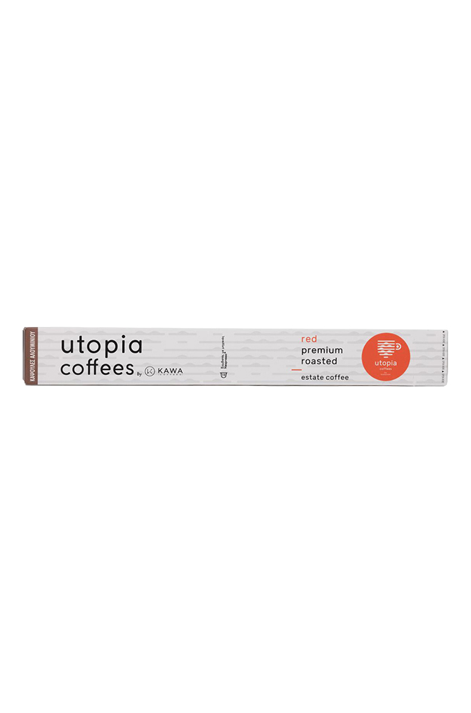 Utopia Nespresso capsules Premium Red Coffee 10τμχ | Kawa Coffees Utopia Nespresso capsules Premium Red Coffee 10τμχ | Kawa Coffees