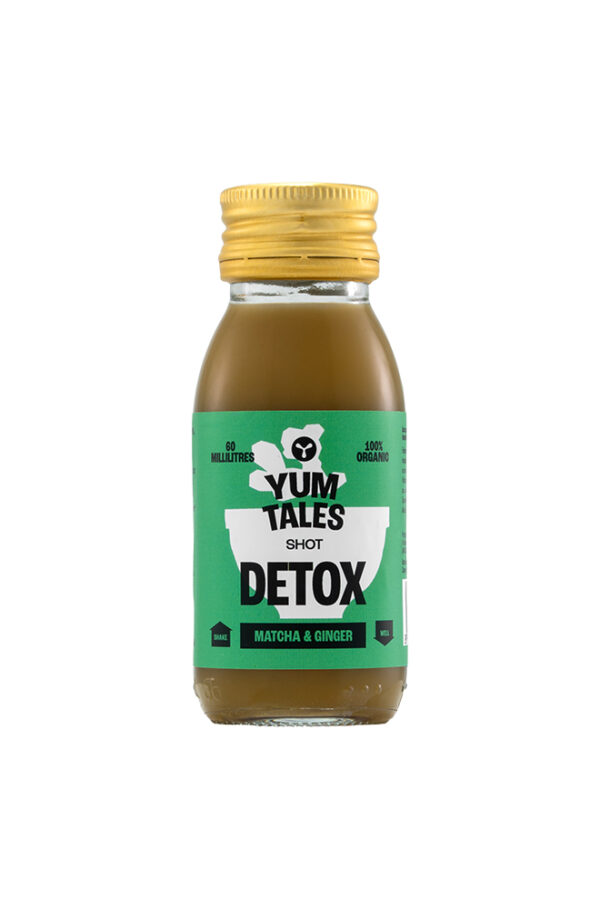 YumTales Detox Shot Matcha & Ginger 60ml YumTales Detox Shot Matcha & Ginger 60ml